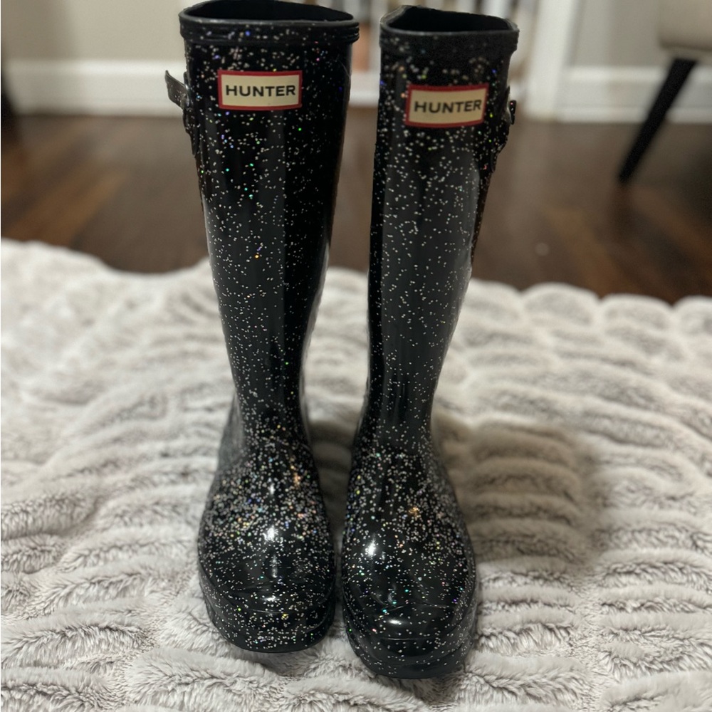 Hunter Starcloud Glitter Boots